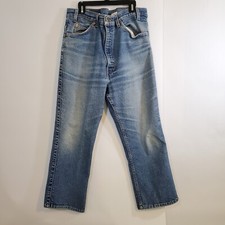 Levis Orange Tab 530 Blue VTG 90s 1996 HEMMED - Tag 38x30 Actual 36x24 Jeans