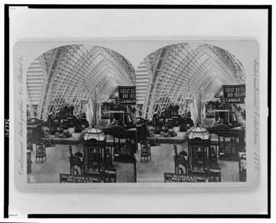Agricultural Hall Nave looking North,Centennial Exhibition,1876,Philadelphia,PA
