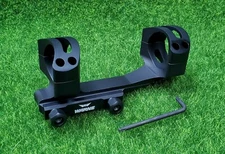 Warne Extended Skeletonized 34mm Mount, Mil-Spec, Matte Black - XSKEL34TW