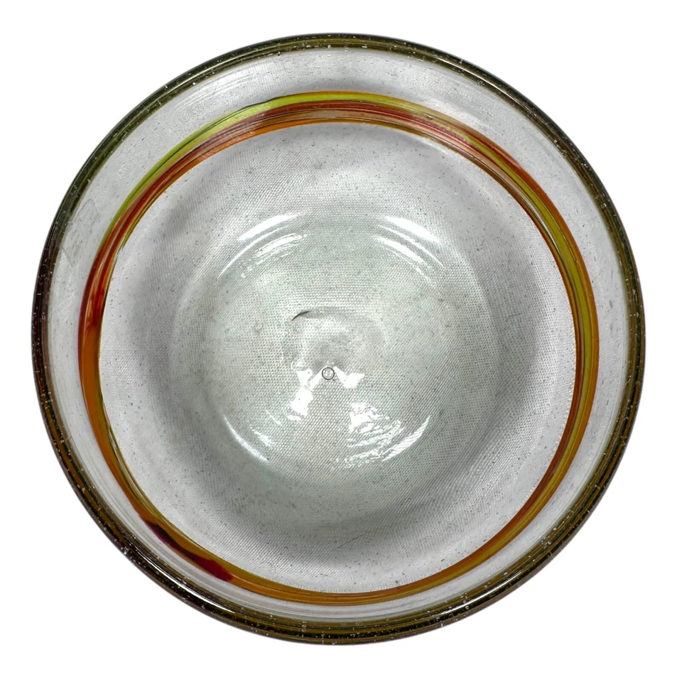 Caja y Barril Granada Ensaladeras Individuales 5.5" Lote de 4 Vasos Soplados a Mano Foto 4 de 4