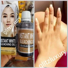 X 1 bottle Instant White Bleaching Oil. 💯 Satisfaction👌50ml X 1. PRO-MIX ONLY