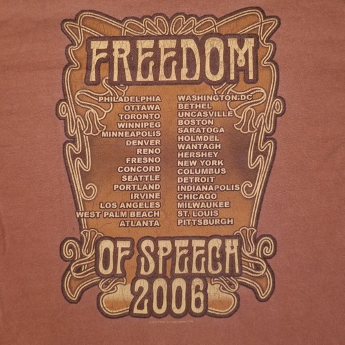 Vintage Crosby Stills Nash Young T Shirt Size XL 2006 Freedom Of Speech Tour - Picture 5 of 12