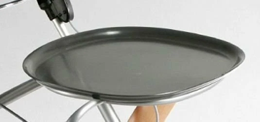 Tablett für Indoor Rollator Let's Go Trust Care in weiß oder schwarz Zubehör