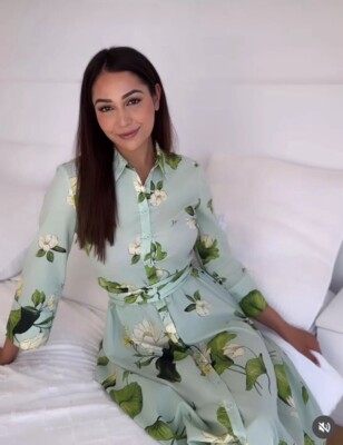 ZARA NWT WOMAN SS24 FLORAL SHIRTDRESS ZW COLLECTION GREEN ZARA NWT WOMAN SS24 FLORAL SHIRTDRESS ZW COLLECTION GREEN