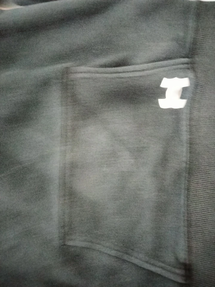 SUDADERA CON CAPUCHA GRIS UNDER ARMOUR TALLA YSM Foto 3 de 4