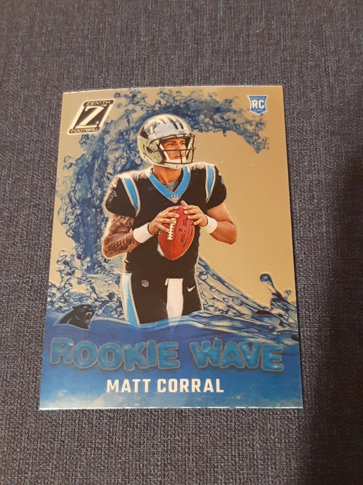 2022 Panini Zenith Matt Corral Rookie Wave Silver Prizm