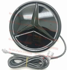 LED Illuminated Grille Star Emblem Badge White light For A/B/C/E/CLA/GLA/GLB