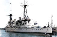 ROYAL NAVY BATTLECRUISER HMS NEW ZEALAND c 1920