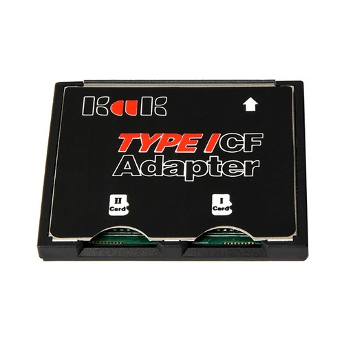 Professional Memory Card Adapter Dual SDXC TF to CF Card Adapter for Camera - Picture 3 of 7