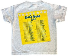 Vtg 1999 Y2K Blue s Clues Live W/ Tour Dates T Shirt RARE Sz 2-4 Toddler Hanes