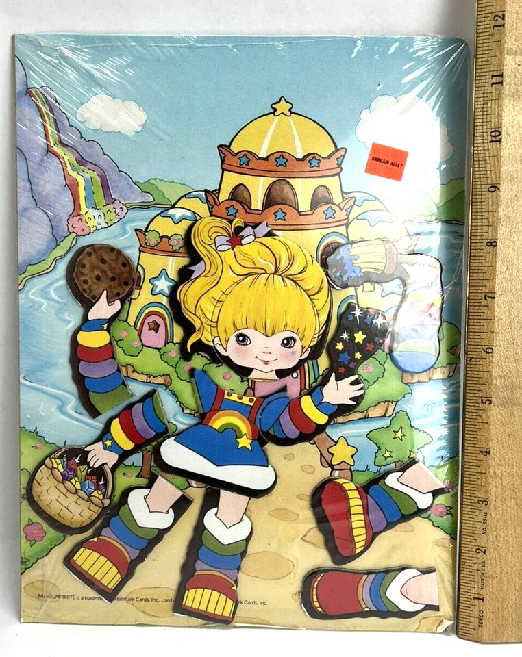 Rare Sealed Vintage NOS 1983 Hallmark Rainbow Brite Magnetic Puzzle 1980's - Image 3 of 4