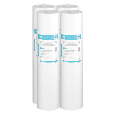 1-6 Pack 1 Micron 20''x4.5'' Big Blue Sediment Water Filter Whole House Cartridges