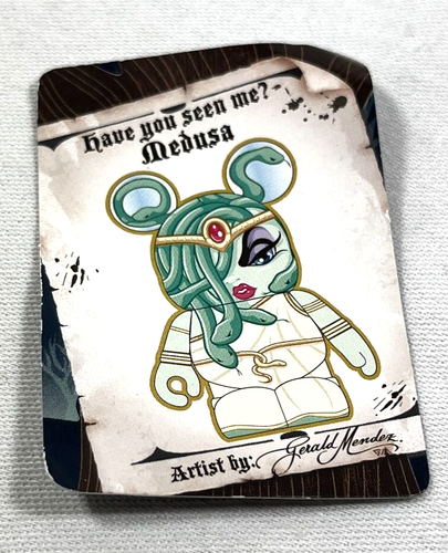 DISNEY VINYLMATION MYTHS & LEGENDS MEDUSA AND OGRE WITH BENT CARDS - Picture 16 of 19