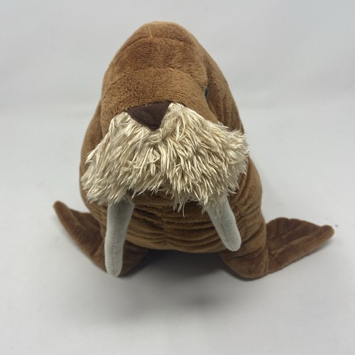 Wild Republic Plush Walrus with Tusks 12” Brown Stuffed Animal Toy - Picture 15 of 23