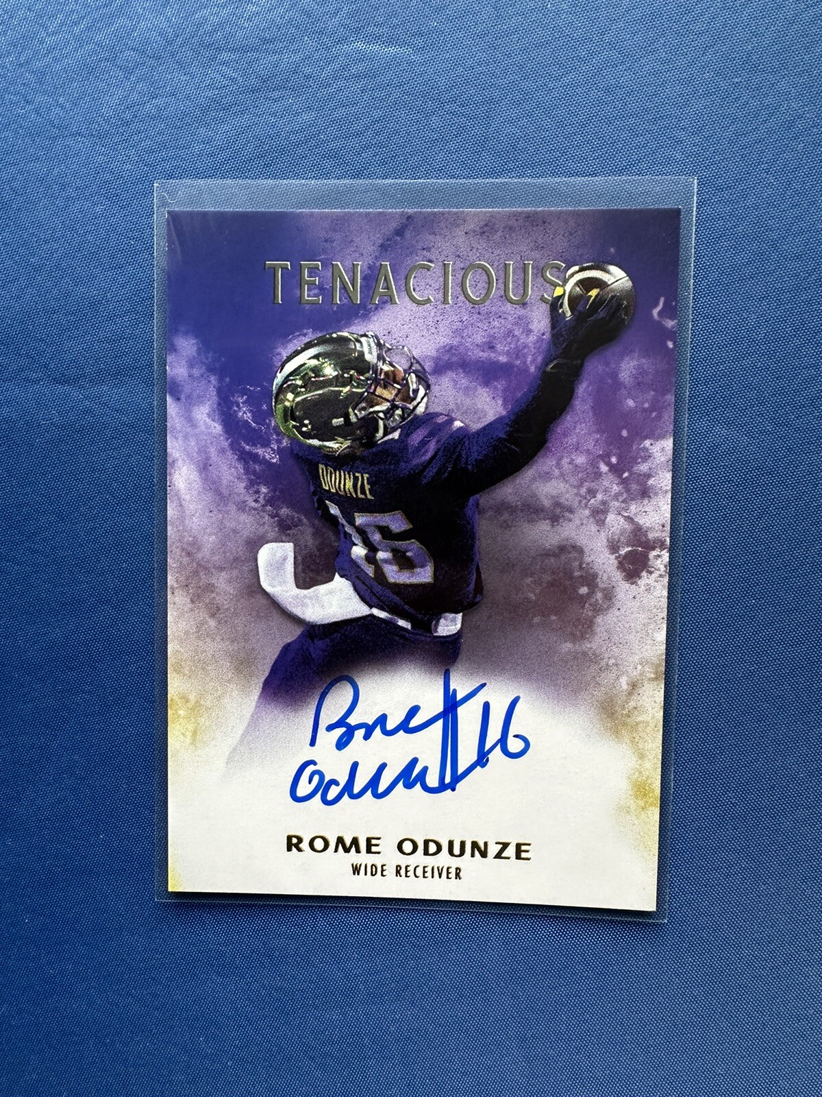 Rome Odunze Signed Auto Washington Huskies Football #d /75 Autographed ...