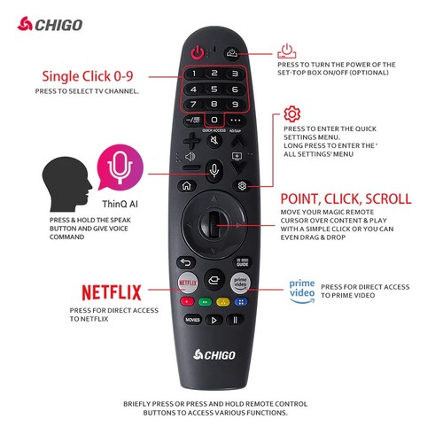 43’’ Chigo 4K UHD Smart TV | LG-Style Components | Brand New in Box - Picture 2 of 12