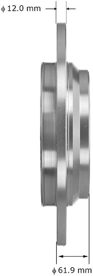 Rotor de freno de disco AWD Bendix PRT5877 se adapta a Volvo V70 2003 Foto 3 de 3