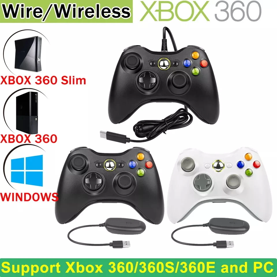 Wireless Controller For Microsoft Xbox 360/ 360Slim/ 360E for  Windows 11/10/8/7 - Image 2 of 4