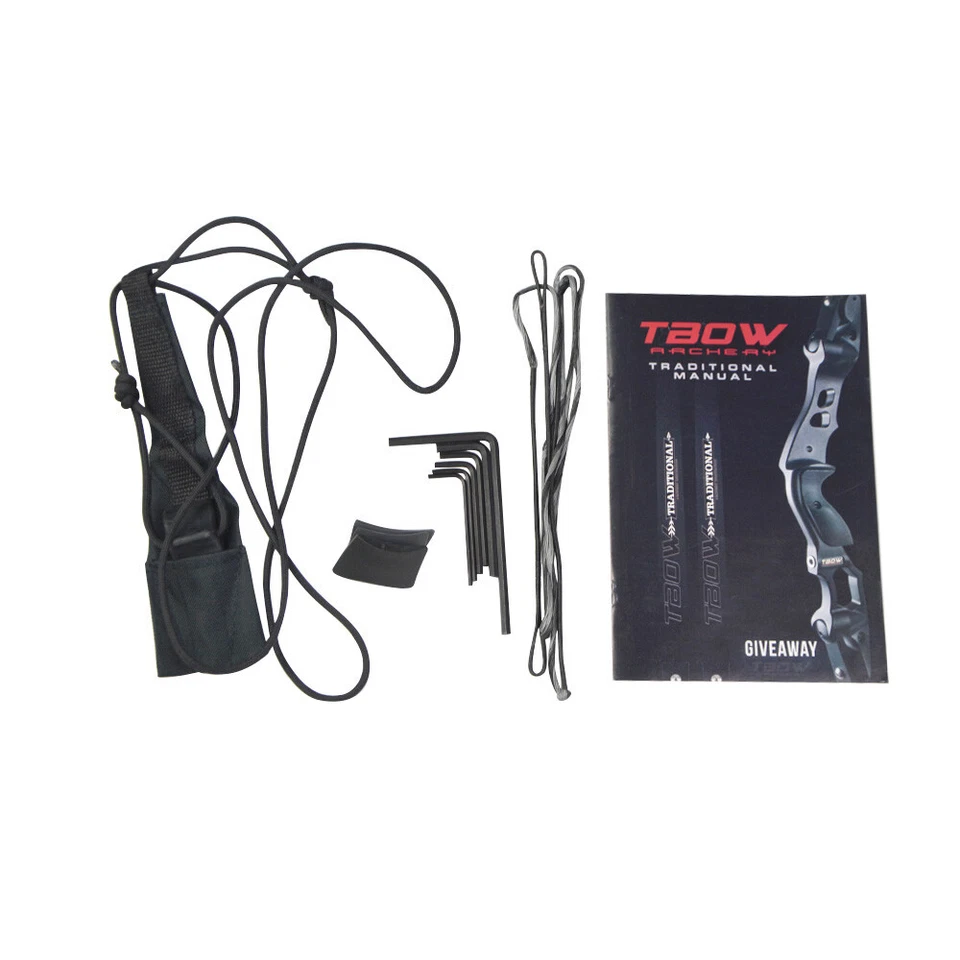 62" ILF Recurve Bow 30-60lbs 19" Riser Takedown Archery American Hunting Target - Image 4 of 4