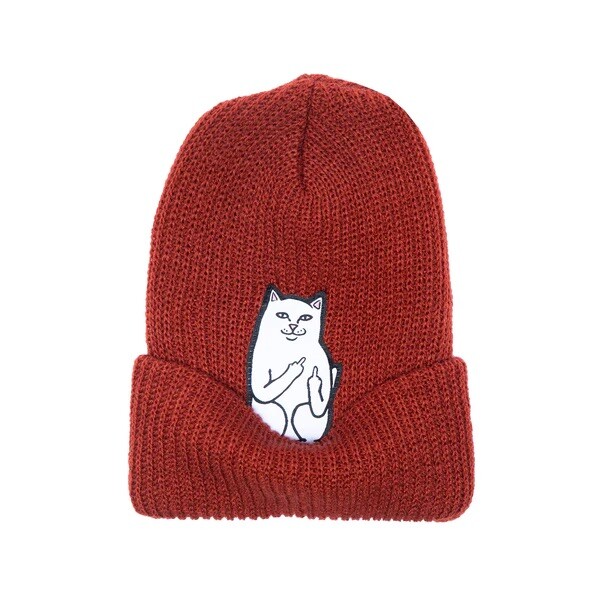 NWT RipNDip Lord Nermal Beanie Clay