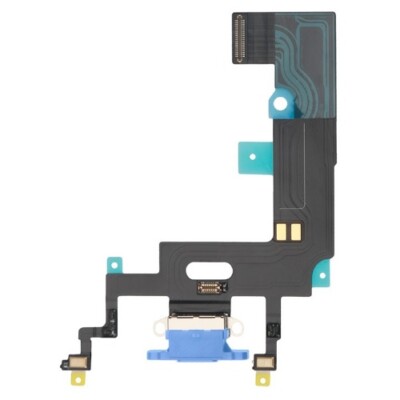 Premium Charging Port Flex Cable for iPhone XR - Blue