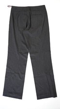 Nine West Flat Front Charcoal Pants Size 4