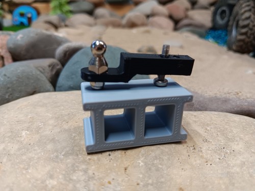 Drop Hitch 1/2" Traxxas Trx4, Axial Scx10, Redcat Gen7 (1/10 Scale) - Picture 5 of 5