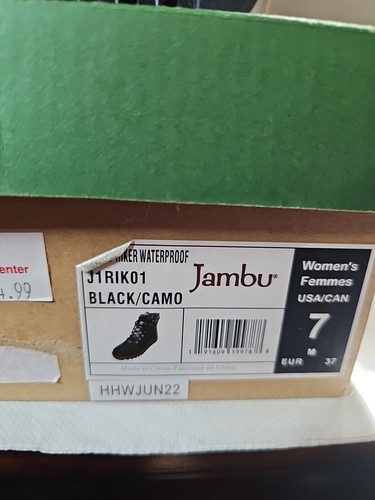 Jambu Women's Rainey Hiker Waterproof Ankle BootSize 7 M J1RIK01 - Picture 8 of 9