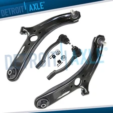 Front Lower Control Arms with Ball Joints Tie Rod Ends for 2012 - 2017 Kia Rio