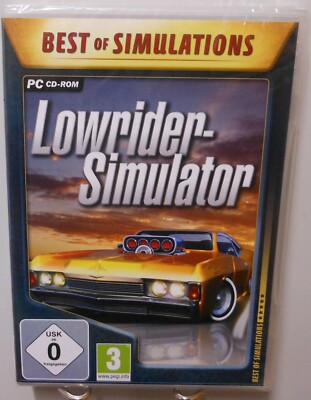 Lowrider Simulator PC Spiel Software CD-ROM Tuning 12 Fahrzeuge Renn-Modi T105