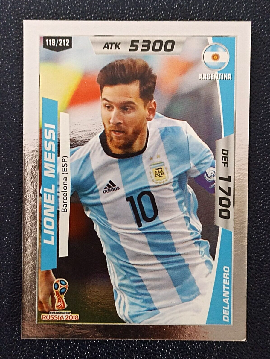 RUSSIA 2018 3R CARD #119 LIONEL MESSI FIFA WORLD CUP South America
