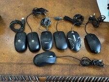 Lot of 7 wired USB mouse