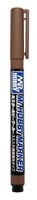 Mr.Hobby CM103 Marker Super Fine Tipp Brush Pen Brown Modell