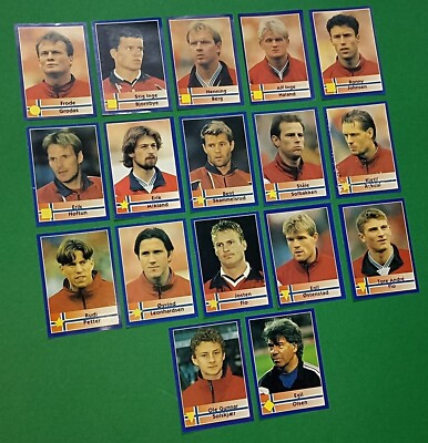 1998 Navarrete France World Cup FIFA #E03 NORWAY SOCCER TEAM Torea