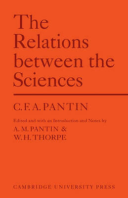 Relations Between Sciences Pantin Pantin Thorpe Paperback 9780521148153