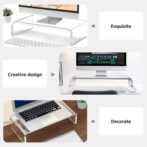 Set of 2 Aufzug Büro Fräulein Desktop-Monitor-Riser Für Computermonitor - Afbeelding 9 van 12