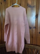 NWT Fashion Nova Pink Heart Detail Sweater Dress