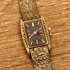 Vintage Seiko (11-3180) Gold Tone Blue Dial 17 Jewels Mechanical Ladies Watch