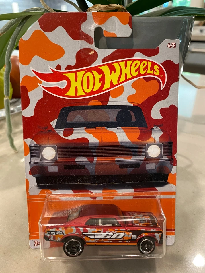 2015 Hot Wheels Série Camouflage '68 Chevy Nova Multi-Couleurs #4/6 Walmart - Photo 1/1