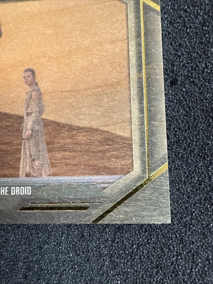 2024 Star Wars Masterwork #BTS-3 Scavenger and the Droid Rey BB-8 WOOD /10 - Image 4 of 4