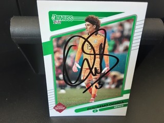 GUILLERMO OCHOA MEXICO Hand Signed Panini WORLD CUP 2022 Football trade card