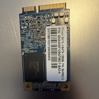 Phison mSATA SATA 128GB Internal SSD Blue QNASSE128GTMC7-SA2-4