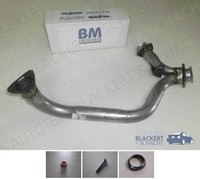 BM Frontrohr/Flexrohr + Anbauteile für Audi A6 + Avant Automatik 2.6 + 2.8 Links