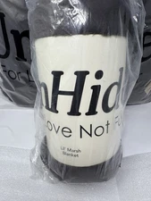 UnHide Love Not Fur – Chocolate Hare Blanket + Pillow Set