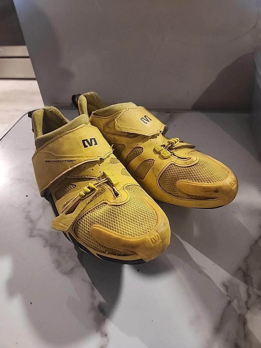 Preços baixos em Sapatos de Ciclismo Amarelo Mavic Ciclismo para