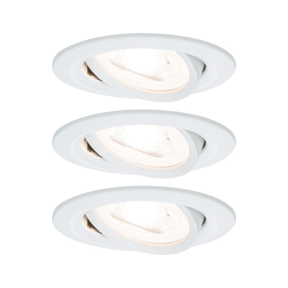Комплект светодиодов Paulmann 93467 Einbauleuchte 3er LED GU10 19,5 Вт Weiß (матовый)