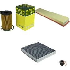MANN-FILTER Inspektionspaket Filterset passend für Porsche Panamera 3.0 D 970
