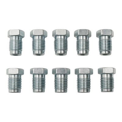 10x ATE Bördel F M10x1 Bremsleitung Fitting Überwurfmutter Verschlusschraube