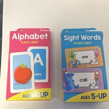 School Zone Alphabet  Sight Words Flash Cards Set Ages 3 and Up 2021