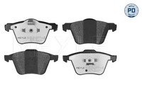 Meyle Bremsbelagsatz, Scheibenbremse MEYLE-PD: Advanced Perform 025 241 4119/PD